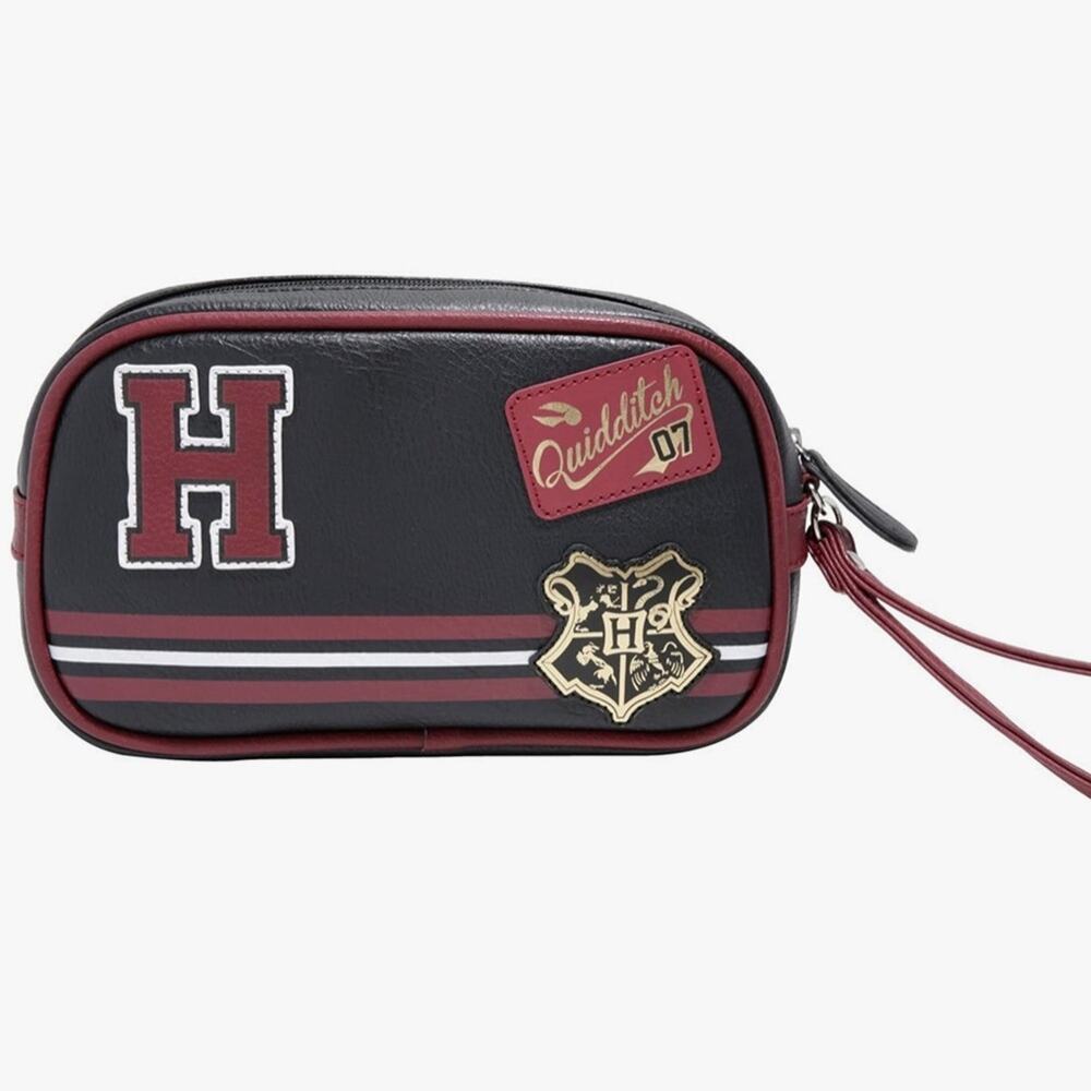 Harry Potter Quidditch Patches Makeup Bag Wristlet